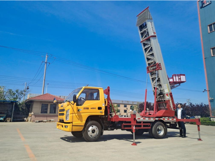 市中常年租赁32米云梯车