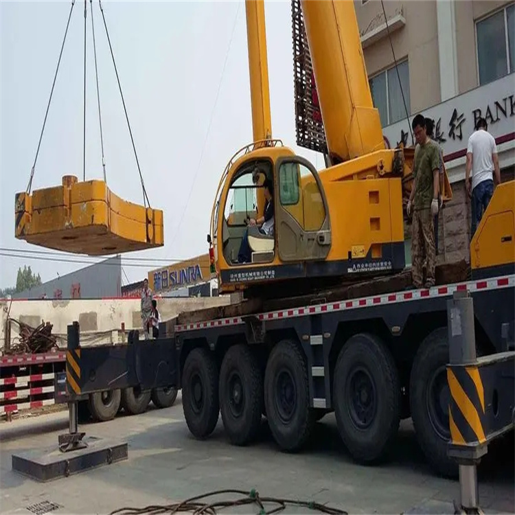 市中当地吊车出租|机器吊装|75吨|工厂搬迁服务